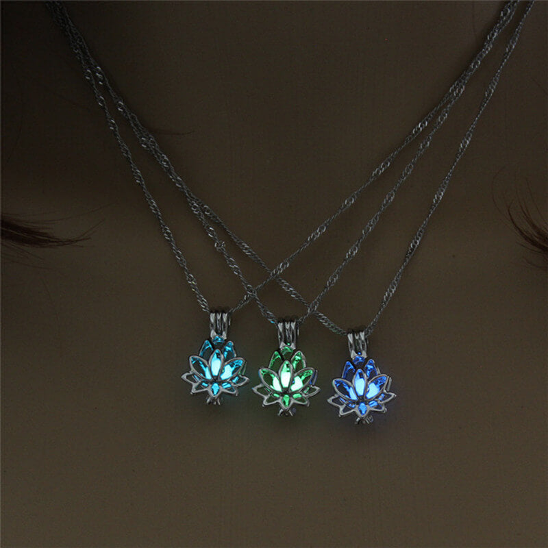 Luminous Lotus Necklace