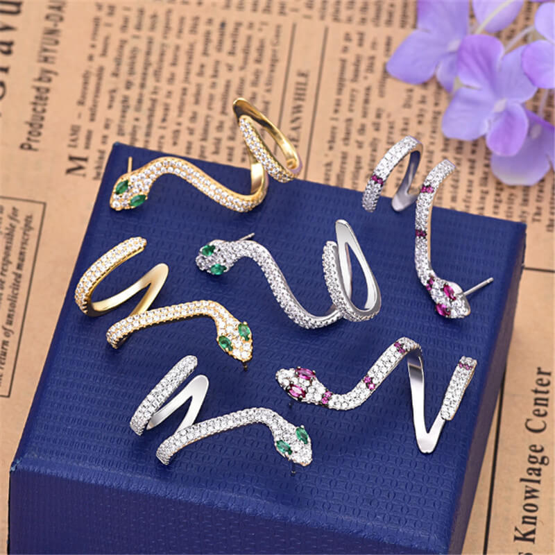 Serpentine Shaped Ear Cuff