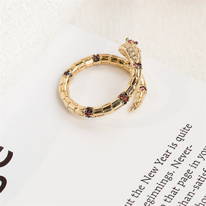 Open End Snake Ring