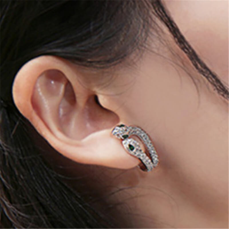 Two-Headed Snake Ear Cuff
