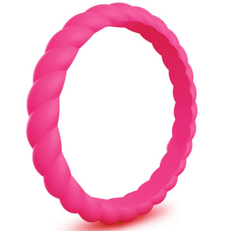 Fried Dough Twist Silicone Ring