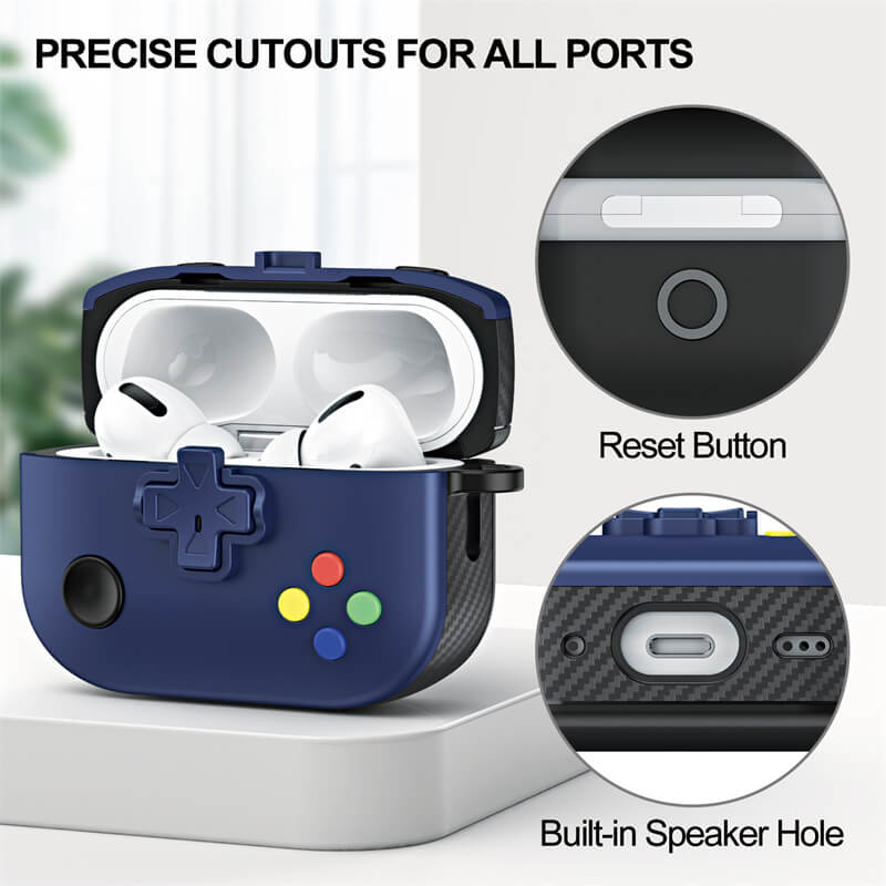 Game Controller AirPods Case with Reset Button