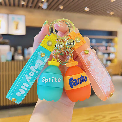 Creative Beverage Keychains