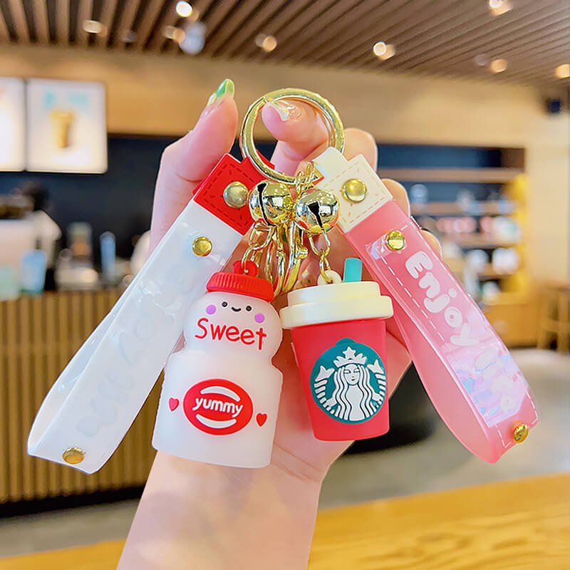 Creative Beverage Keychains