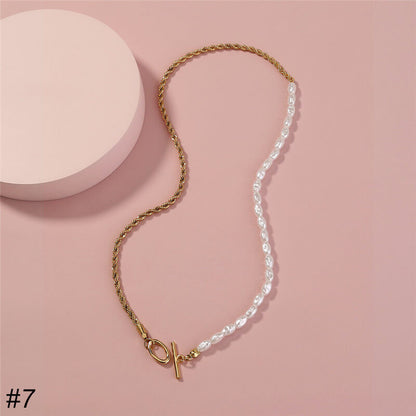 Pearl Chain Necklaces