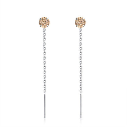 4.5cm S925 Silver Ear Thread