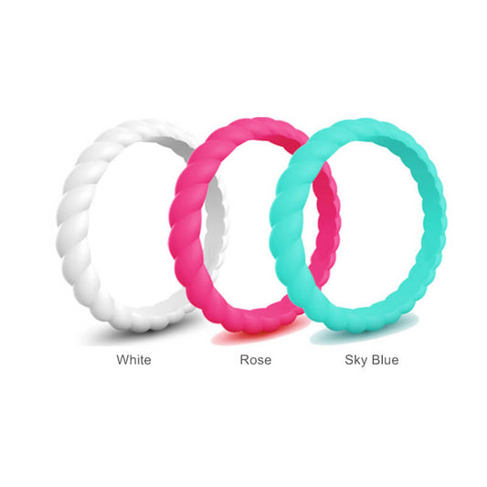 Fried Dough Twist Silicone Ring