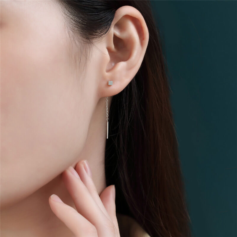 4.5cm S925 Silver Ear Thread