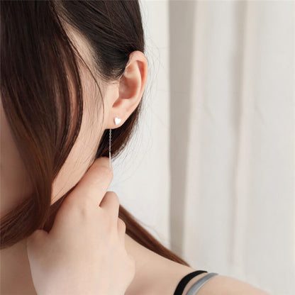 4.5cm S925 Silver Ear Thread