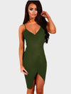 Split Ribbed Cami Dress