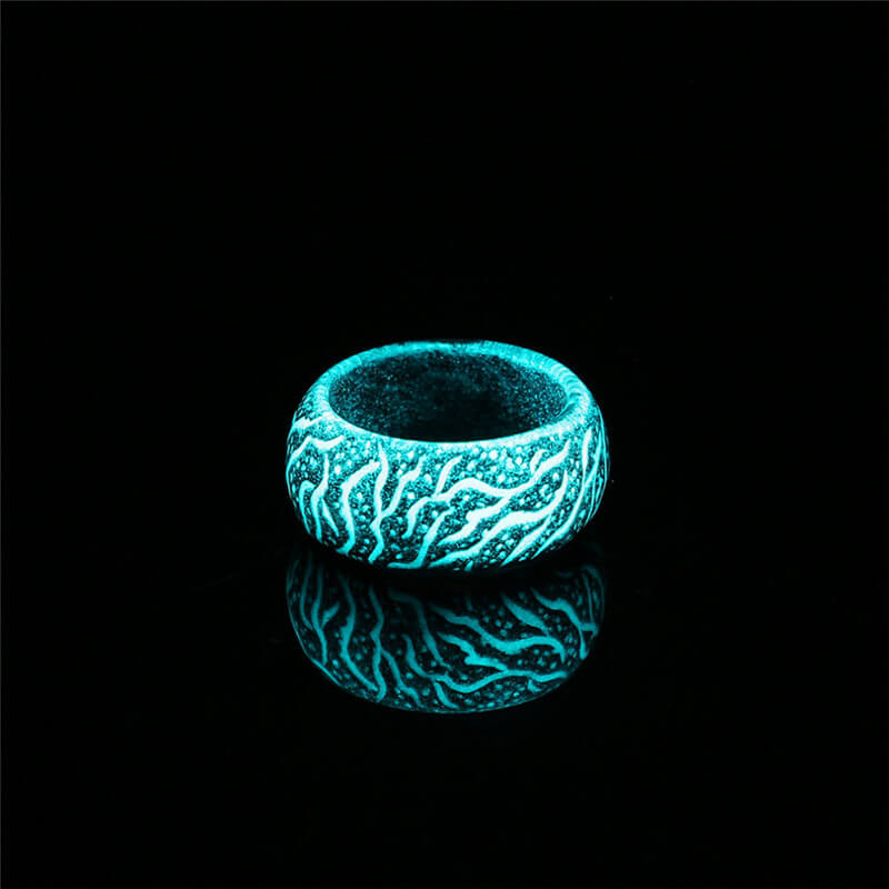 Luminous Crack Ring