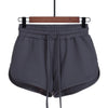 Running Shorts-cotton sporty shorts-iron gray