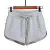 Running Shorts-cotton sporty shorts-gray
