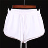 Running Shorts-cotton sporty shorts-white