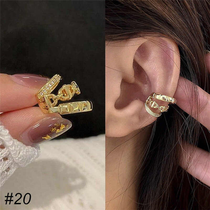 Creative Gold Plating Ear Clips