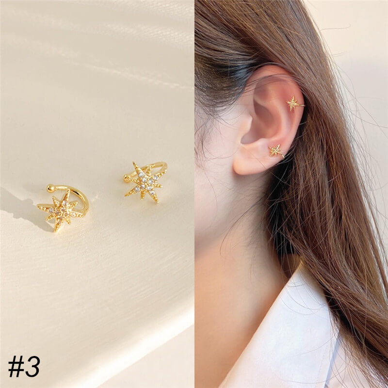 Creative Gold Plating Ear Clips