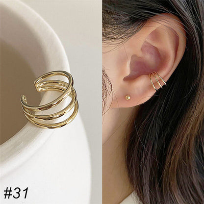 Creative Gold Plating Ear Clips