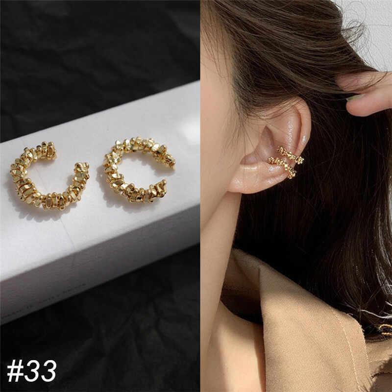 Creative Gold Plating Ear Clips