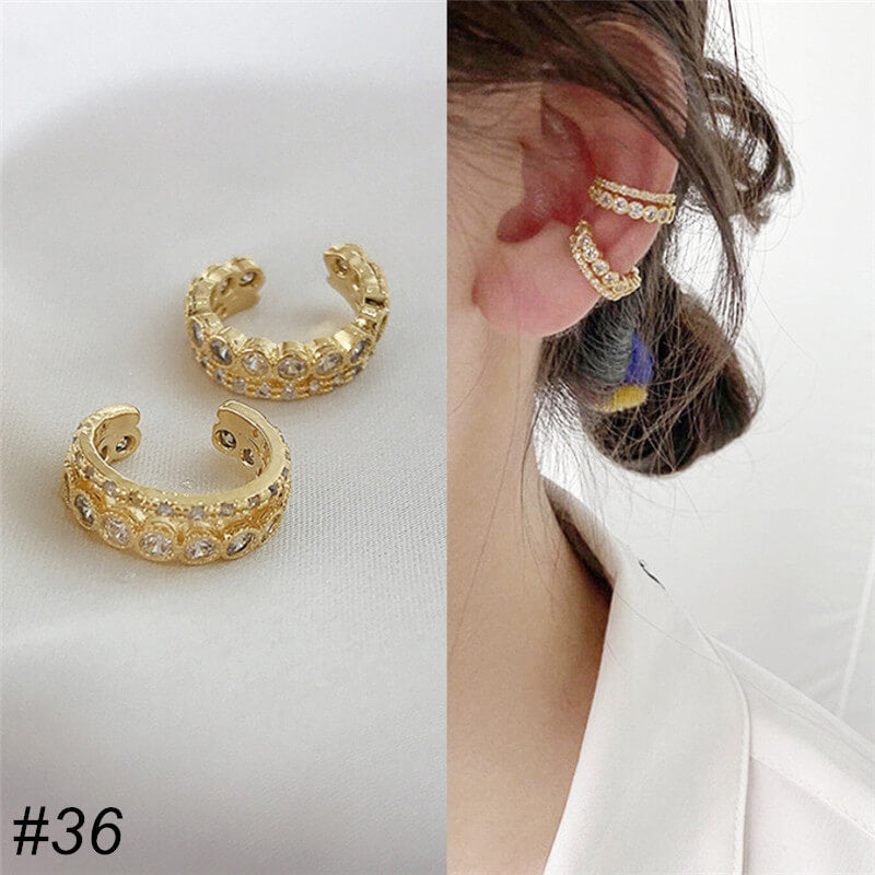 Creative Gold Plating Ear Clips