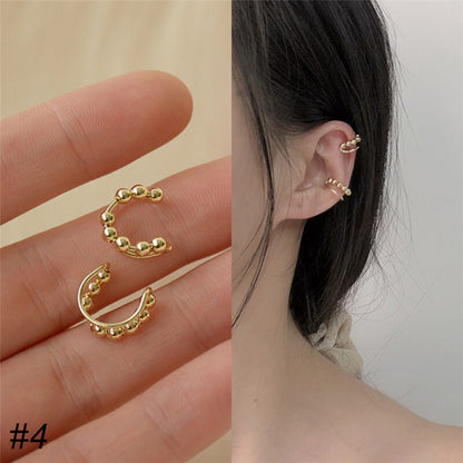 Creative Gold Plating Ear Clips