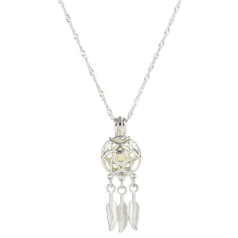 Luminous Dreamcatcher Necklace