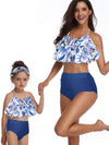 Mommy And Me Matching Bikinis-floral print mommy and me matching bikinis-pattern3-front
