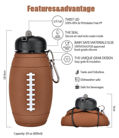 Football Water Bottle