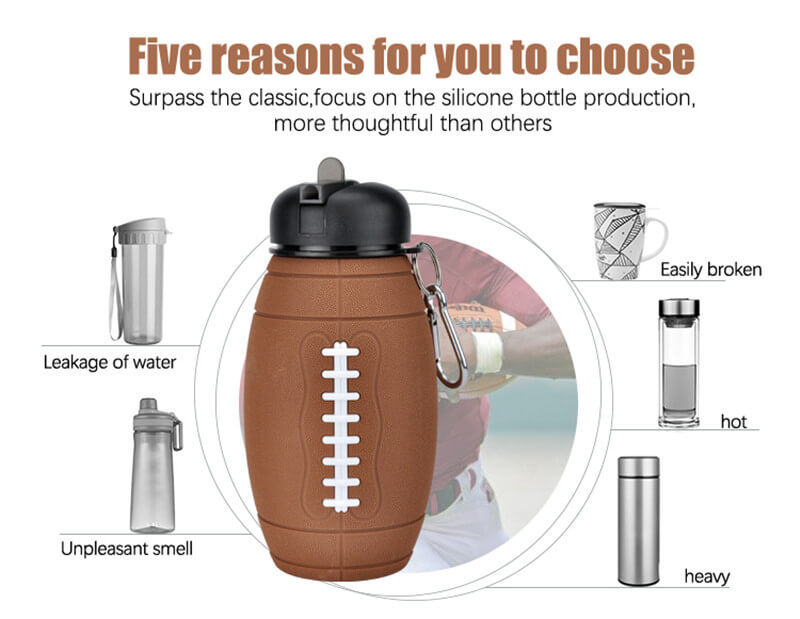 Football Water Bottle