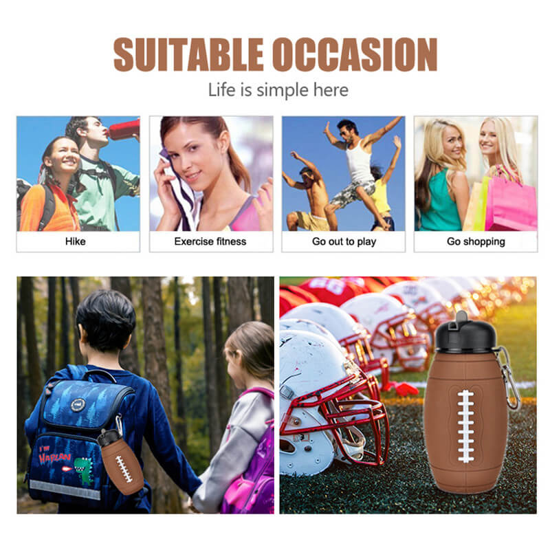 Football Water Bottle