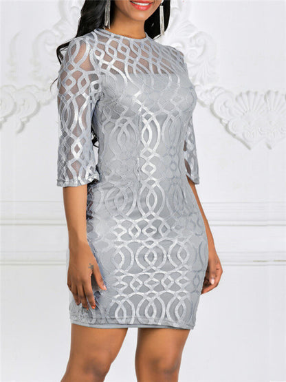 Hollow Out Lace Dress