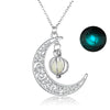 Luminous Moon Pumpkin Pendant Necklace