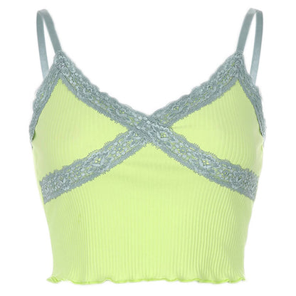 Crossing Lace Camisole