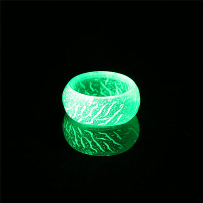 Luminous Crack Ring