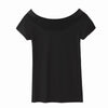 Cotton t shirt-model mesh t shirt-black-front1