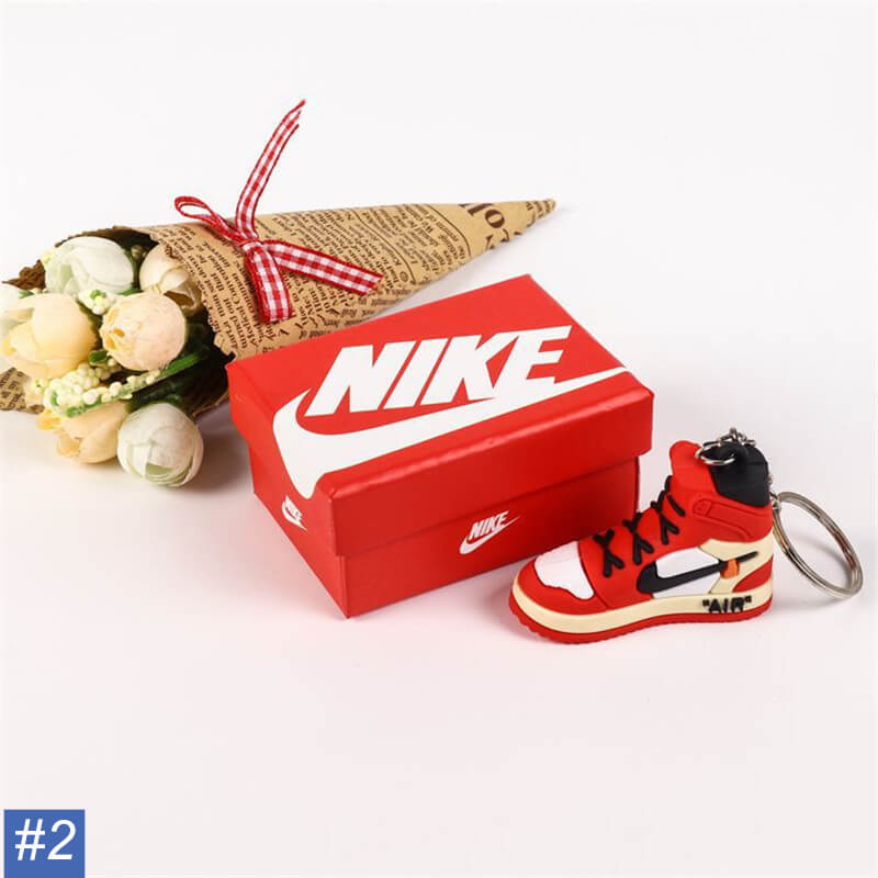 N Shoe & Box Keychain