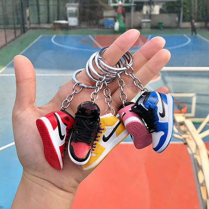 N Single Shoe Keychain