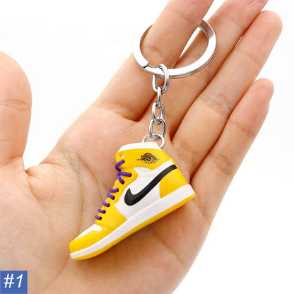 N Single Shoe Keychain