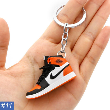 N Single Shoe Keychain