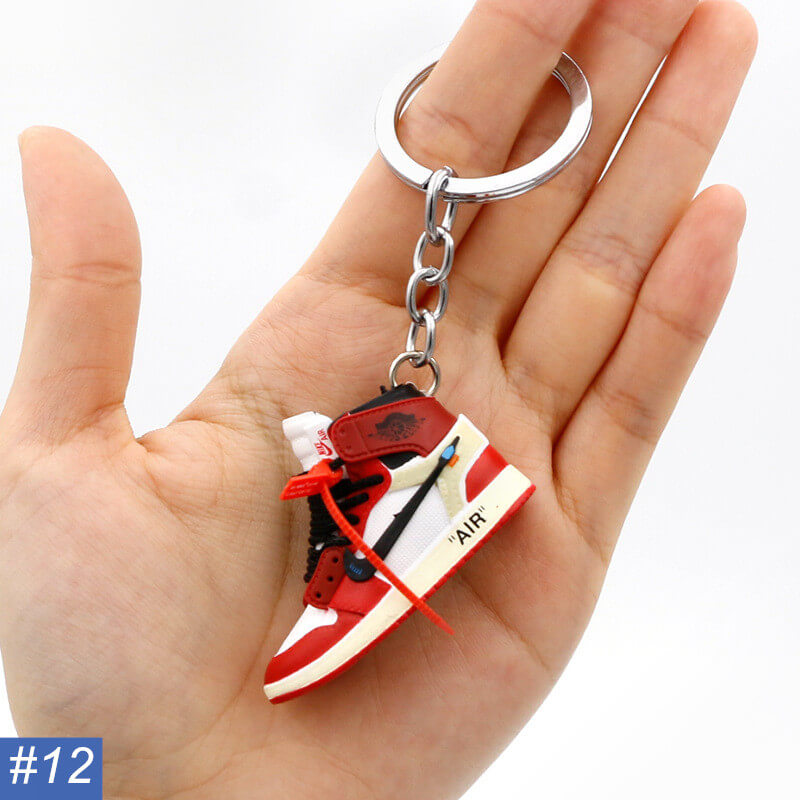 N Single Shoe Keychain