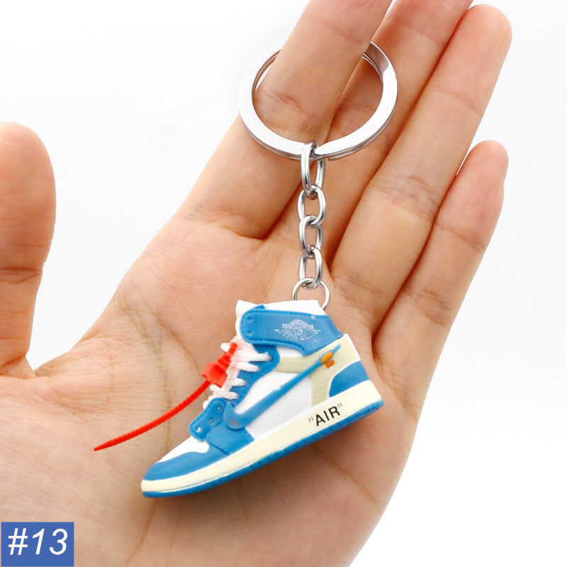 N Single Shoe Keychain