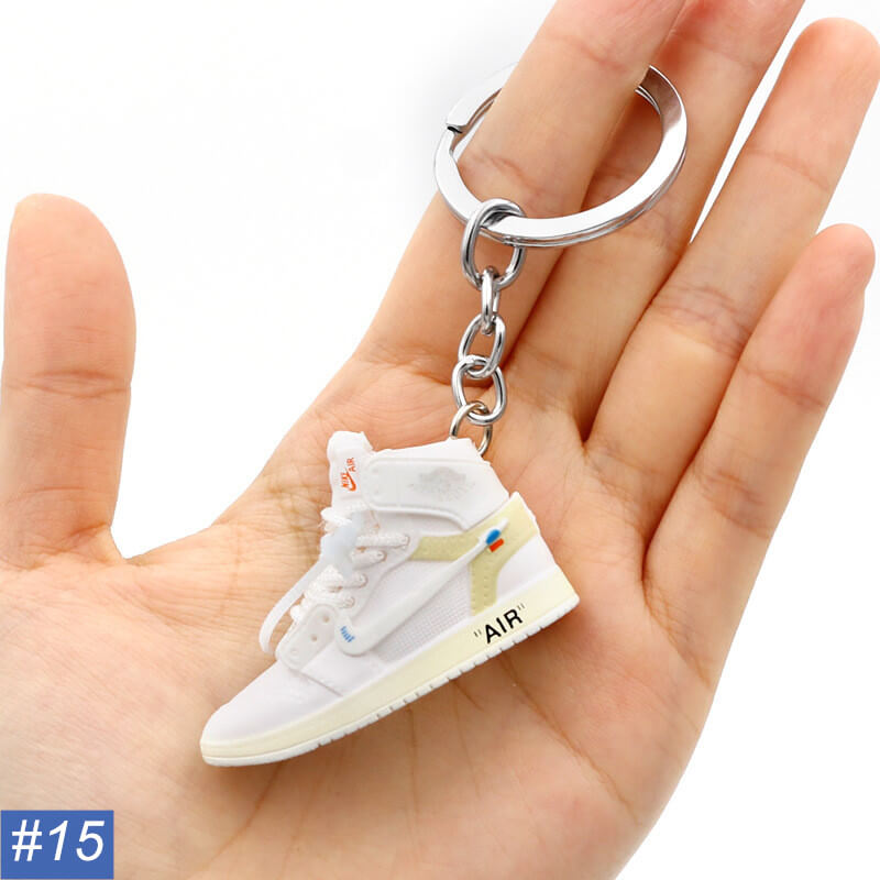 N Single Shoe Keychain