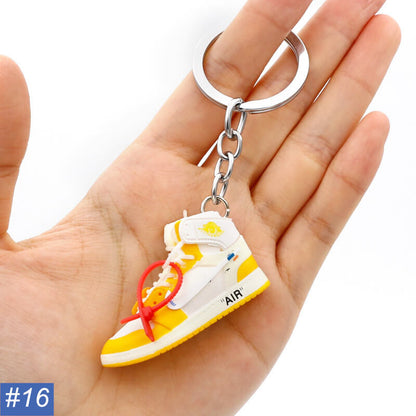 N Single Shoe Keychain