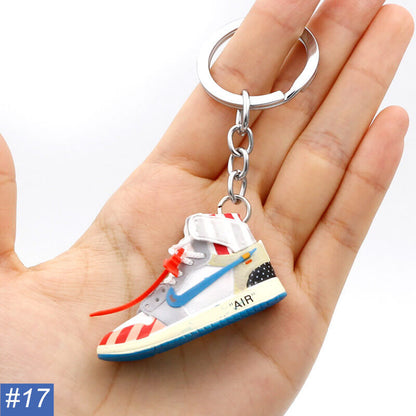 N Single Shoe Keychain