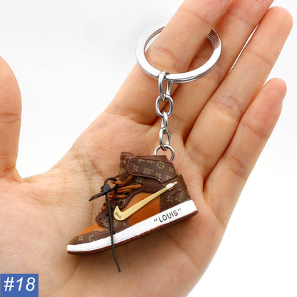 N Single Shoe Keychain