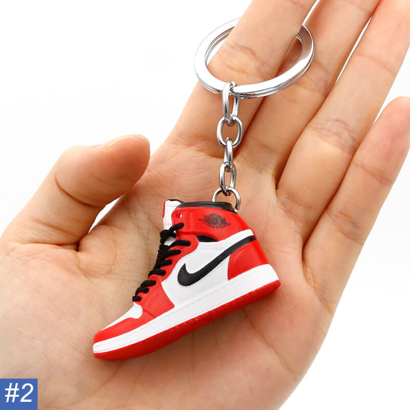 N Single Shoe Keychain