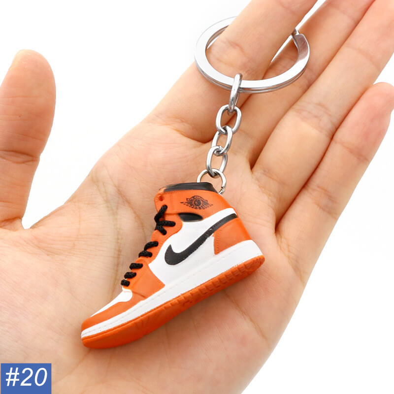 N Single Shoe Keychain