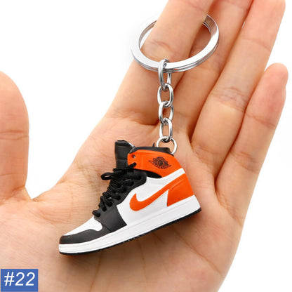 N Single Shoe Keychain