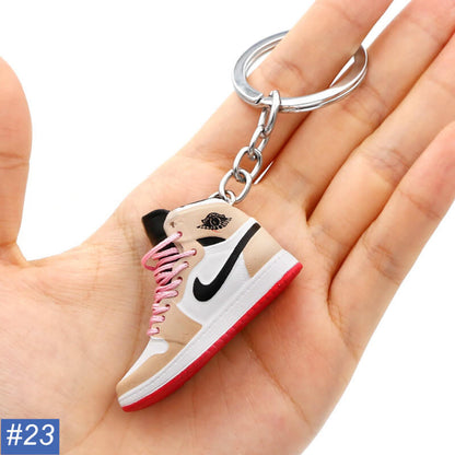 N Single Shoe Keychain