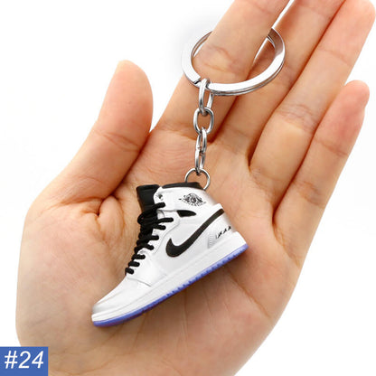 N Single Shoe Keychain