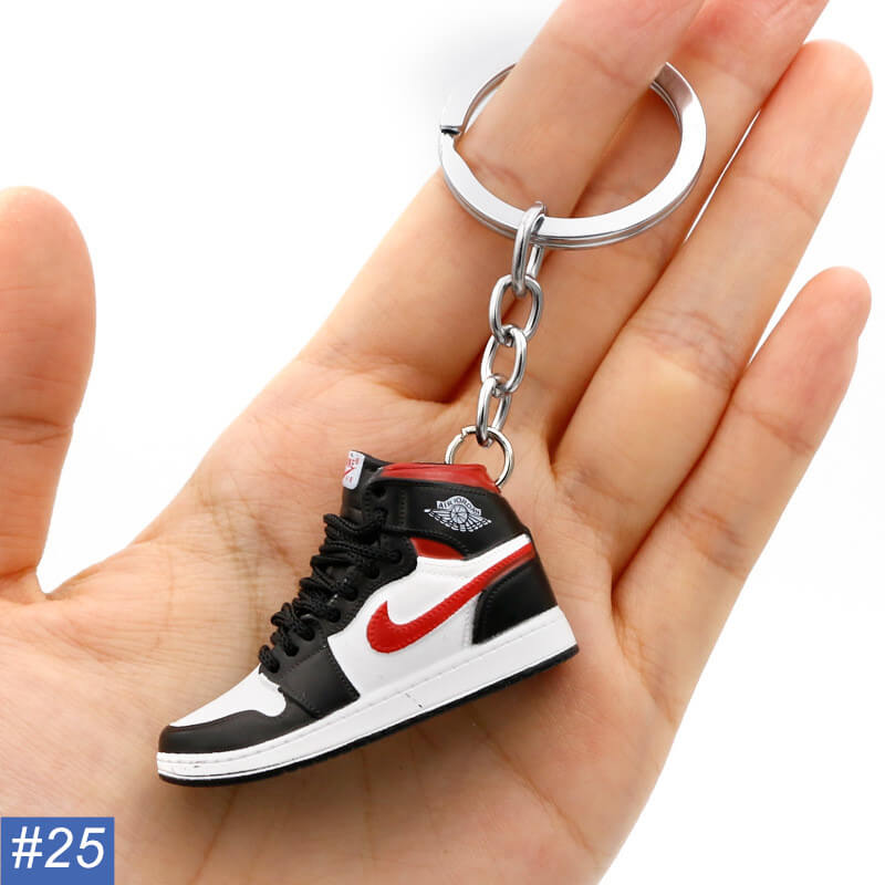 N Single Shoe Keychain